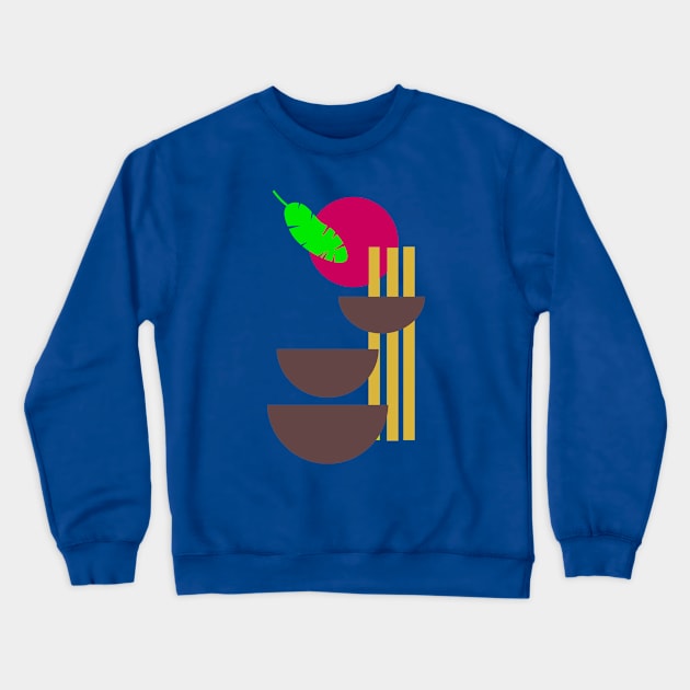 Abstract Shapes Crewneck Sweatshirt by Janremi